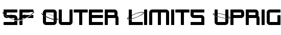 SF Outer Limits Upright - Download Thousands of Free Fonts at FontZone.net