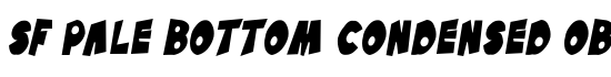 SF Pale Bottom Condensed Oblique - Download Thousands of Free Fonts at FontZone.net