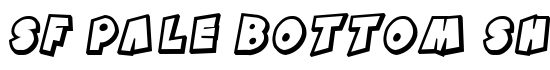 SF Pale Bottom Shaded Oblique - Download Thousands of Free Fonts at FontZone.net