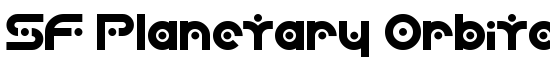 SF Planetary Orbiter Bold - Download Thousands of Free Fonts at FontZone.net