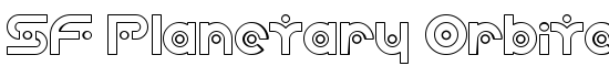 SF Planetary Orbiter Outline - Download Thousands of Free Fonts at FontZone.net