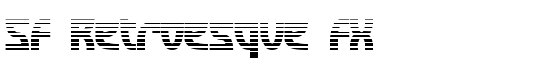 SF Retroesque FX - Download Thousands of Free Fonts at FontZone.net