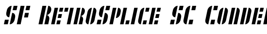 SF RetroSplice SC Condensed - Download Thousands of Free Fonts at FontZone.net