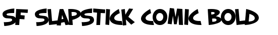 SF Slapstick Comic Bold - Download Thousands of Free Fonts at FontZone.net
