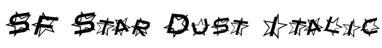 SF Star Dust Italic - Download Thousands of Free Fonts at FontZone.net