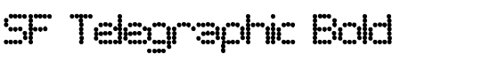 SF Telegraphic Bold - Download Thousands of Free Fonts at FontZone.net