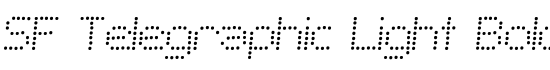 SF Telegraphic Light Bold Italic - Download Thousands of Free Fonts at FontZone.net