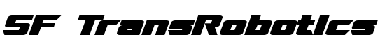 SF TransRobotics Extended Bold Italic - Download Thousands of Free Fonts at FontZone.net