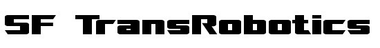 SF TransRobotics Extended - Download Thousands of Free Fonts at FontZone.net