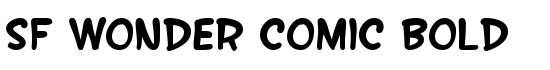 SF Wonder Comic Bold - Download Thousands of Free Fonts at FontZone.net