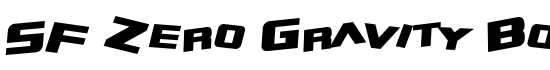 SF Zero Gravity Bold Italic - Download Thousands of Free Fonts at FontZone.net