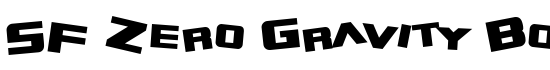 SF Zero Gravity Bold - Download Thousands of Free Fonts at FontZone.net