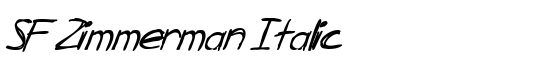 SF Zimmerman Italic - Download Thousands of Free Fonts at FontZone.net