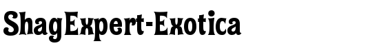 ShagExpert-Exotica - Download Thousands of Free Fonts at FontZone.net