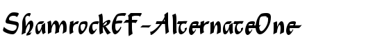 ShamrockEF-AlternateOne - Download Thousands of Free Fonts at FontZone.net