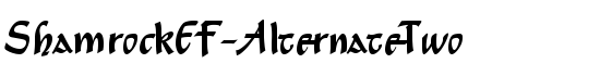ShamrockEF-AlternateTwo - Download Thousands of Free Fonts at FontZone.net