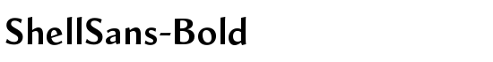 ShellSans-Bold - Download Thousands of Free Fonts at FontZone.net