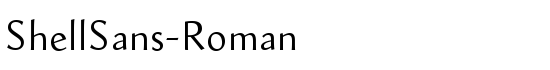 ShellSans-Roman - Download Thousands of Free Fonts at FontZone.net