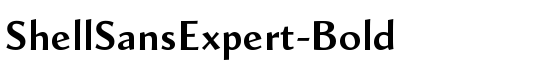 ShellSansExpert-Bold - Download Thousands of Free Fonts at FontZone.net