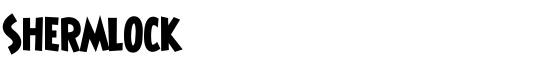 Shermlock - Download Thousands of Free Fonts at FontZone.net