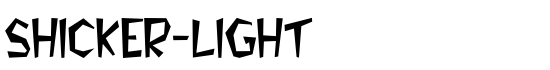 Shicker-Light - Download Thousands of Free Fonts at FontZone.net