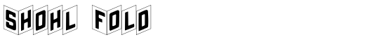 Shohl-Fold - Download Thousands of Free Fonts at FontZone.net