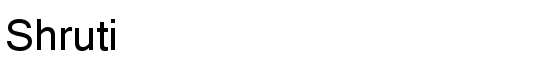 Shruti - Download Thousands of Free Fonts at FontZone.net
