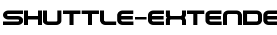 Shuttle-Extended Normal - Download Thousands of Free Fonts at FontZone.net