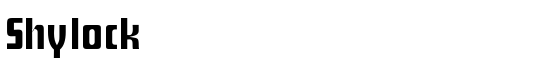 Shylock - Download Thousands of Free Fonts at FontZone.net
