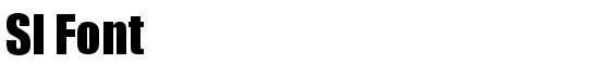 SI Font - Download Thousands of Free Fonts at FontZone.net