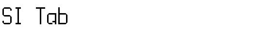 SI Tab - Download Thousands of Free Fonts at FontZone.net
