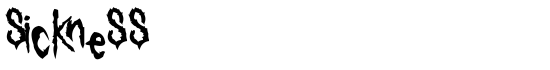 Sickness - Download Thousands of Free Fonts at FontZone.net