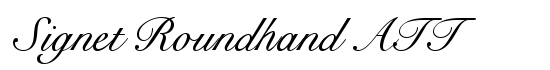 Signet Roundhand ATT - Download Thousands of Free Fonts at FontZone.net