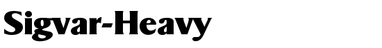 Sigvar-Heavy - Download Thousands of Free Fonts at FontZone.net
