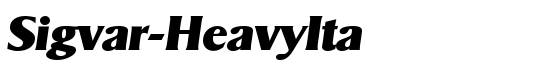 Sigvar-HeavyIta - Download Thousands of Free Fonts at FontZone.net