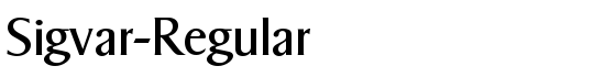 Sigvar-Regular - Download Thousands of Free Fonts at FontZone.net