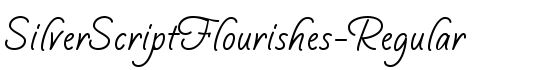 SilverScriptFlourishes-Regular - Download Thousands of Free Fonts at FontZone.net