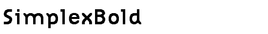 SimplexBold - Download Thousands of Free Fonts at FontZone.net