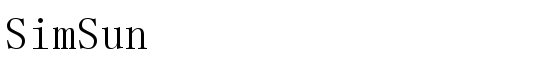 SimSun - Download Thousands of Free Fonts at FontZone.net