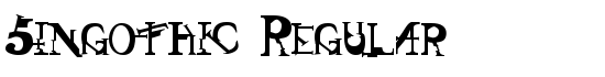 Singothic Regular - Download Thousands of Free Fonts at FontZone.net