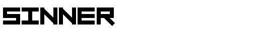 sinner - Download Thousands of Free Fonts at FontZone.net