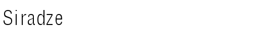 Siradze - Download Thousands of Free Fonts at FontZone.net
