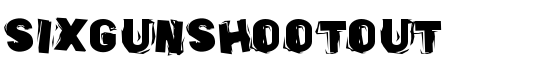 SixGunShootout - Download Thousands of Free Fonts at FontZone.net