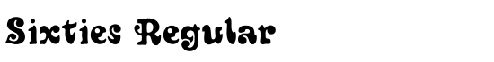 Sixties Regular - Download Thousands of Free Fonts at FontZone.net