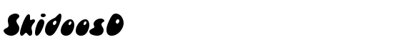 SkidoosD - Download Thousands of Free Fonts at FontZone.net