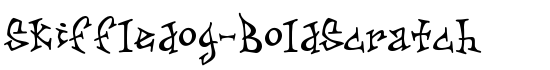 Skiffledog-BoldScratch - Download Thousands of Free Fonts at FontZone.net