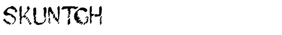 Skuntch - Download Thousands of Free Fonts at FontZone.net