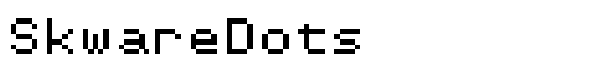 SkwareDots - Download Thousands of Free Fonts at FontZone.net