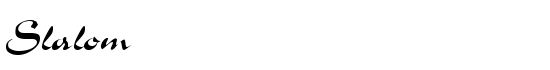 Slalom - Download Thousands of Free Fonts at FontZone.net