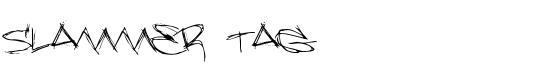 Slammer tag - Download Thousands of Free Fonts at FontZone.net